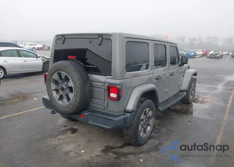 2018 Jeep Wrangler Unlimited Sahara 4X4 z USA, uszkodzony, nr VIN 1C4HJXEG6JW246581